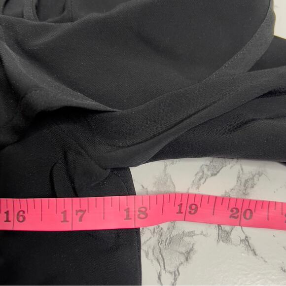 A.L.C. Lindsey Cold Shoulder Top black ruffle sz 8 ALC - Picture 7 of 9